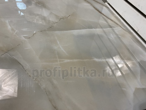 Керамогранит Onyx Royal Latte полированный 60x120 фото 4