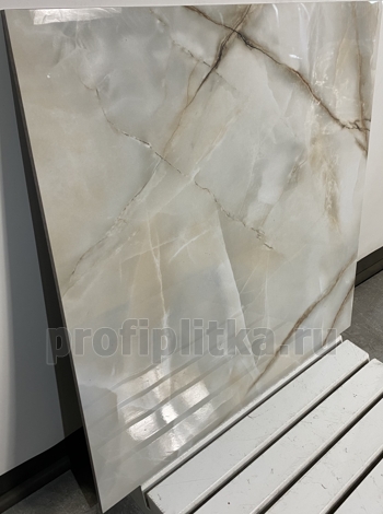 Керамогранит Onyx Royal Latte полированный 60x60 фото 2