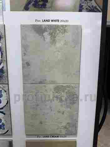 Керамогранит Land white 20x20 фото 2