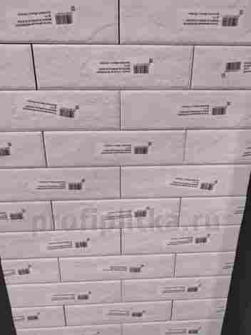 Фасадная плитка Scandiano Bianco Elewacja 6,6x24,5 фото 2