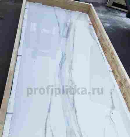 Керамогранит I Classici Calacatta gold glossy 6 mm 160x320 фото 2