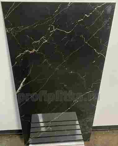 Керамогранит Cava Nero Lusso full polished 60x120 фото 2