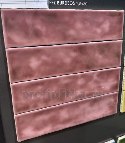 Плитка Fez Burdeos 7,5x30 фото 2