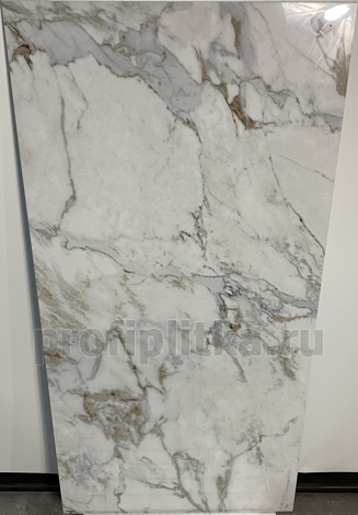 Керамогранит Marble-X Бреча Капрайа Белый 7ФЛПР Полированный 60x120 фото 5