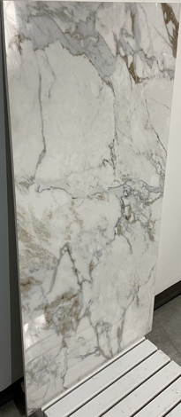 Керамогранит Marble-X Бреча Капрайа Белый 7ФЛПР Полированный 60x120 фото 2