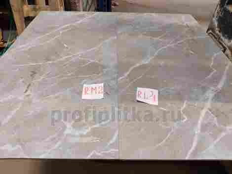 Керамогранит SilkMarble Бреча Серый Матовый Ректификат 60x120 фото 2
