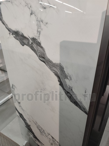 Керамогранит Panda Marble White polished 60x120 фото 2