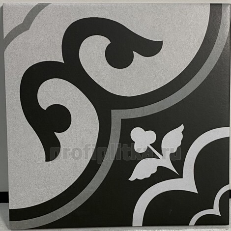 Керамогранит Viola Black matte 20x20 фото 3