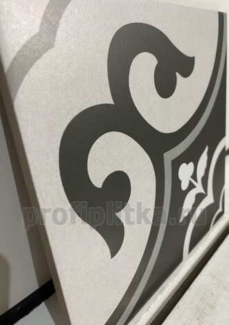 Керамогранит Viola Black matte 20x20 фото 4