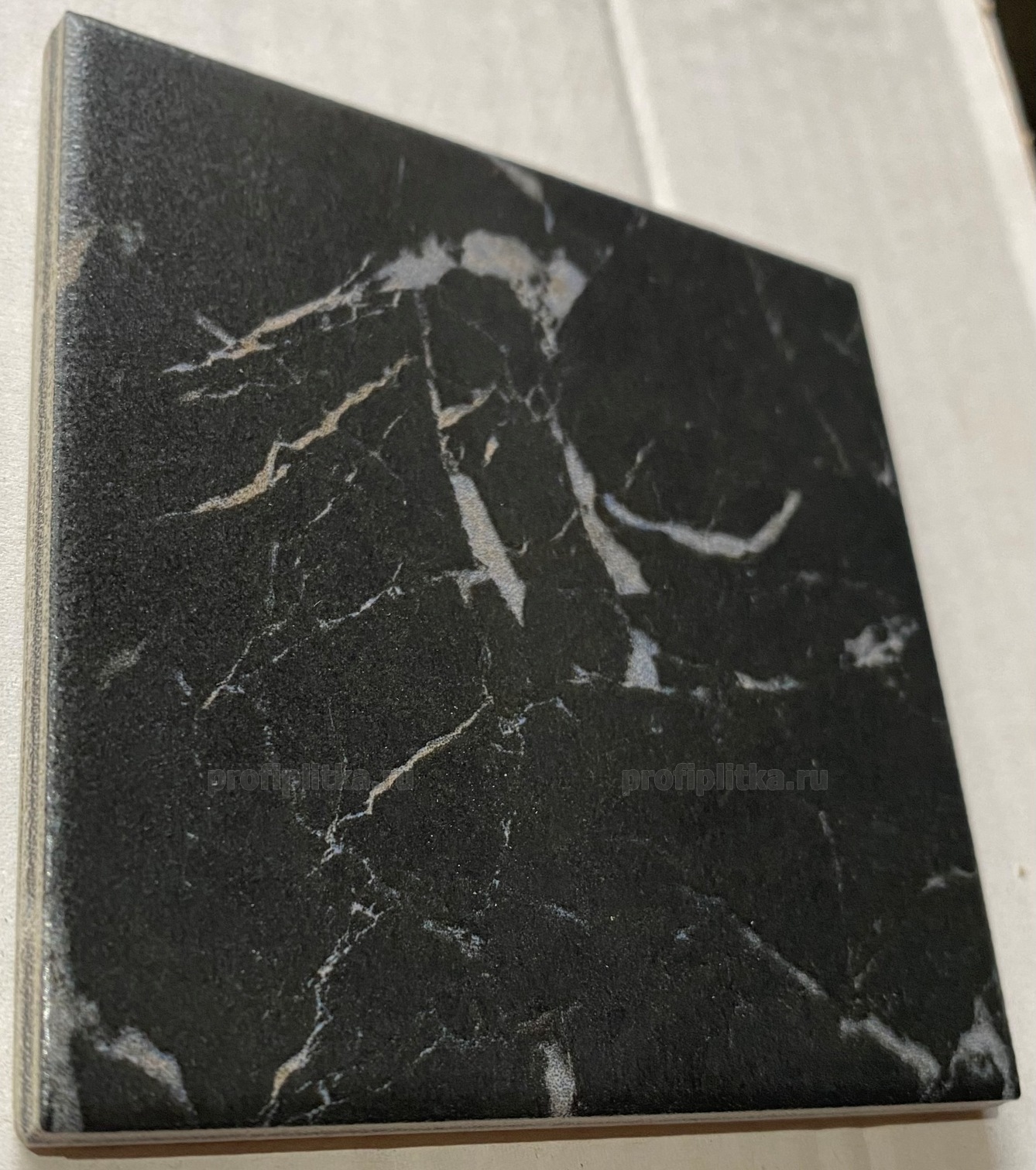 Декор Kerama Marazzi Сансеверо напольный черный 9,8x9,8 (1268HS