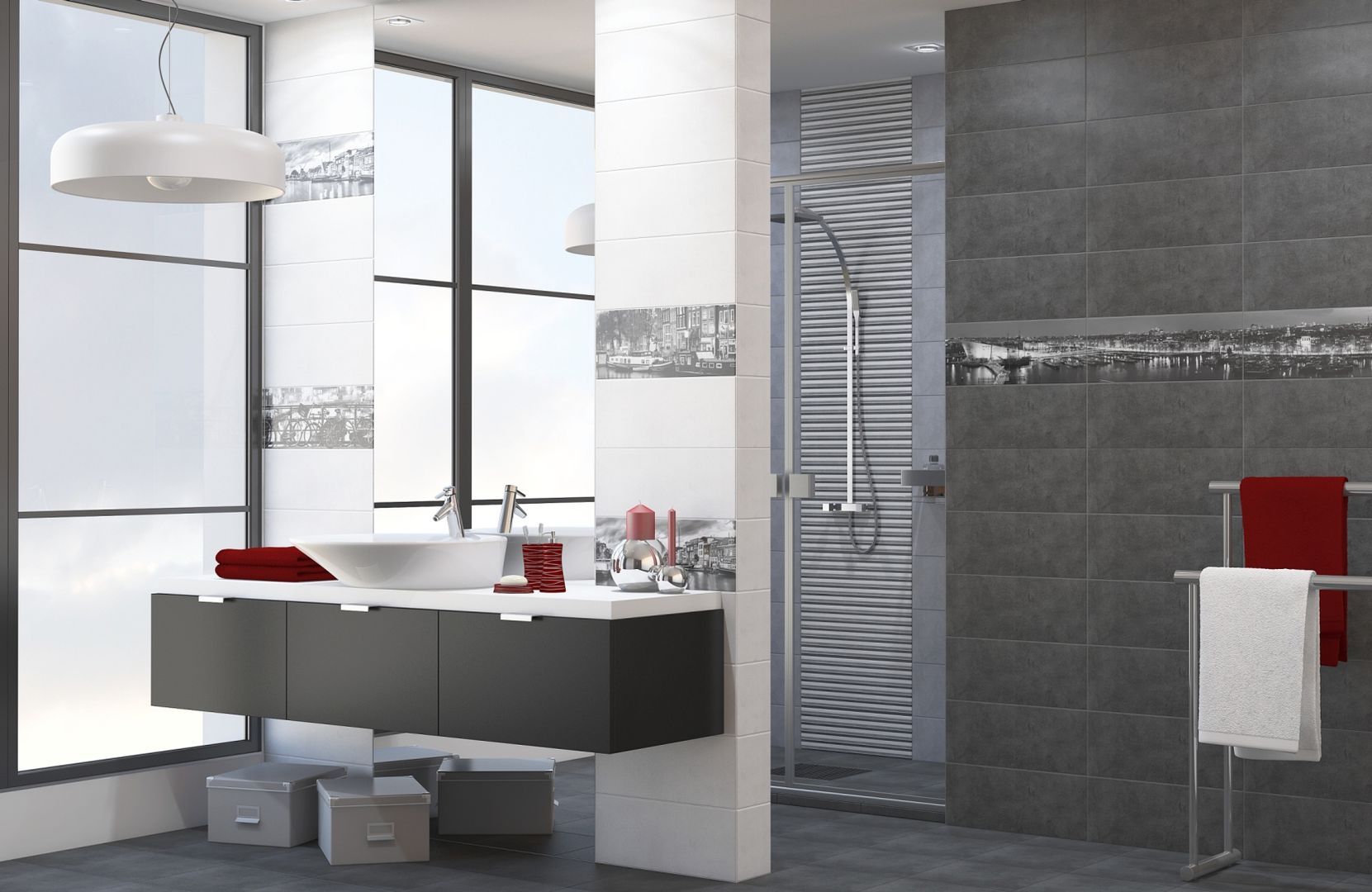 Плитка среднего размера от Ceramica Konskie