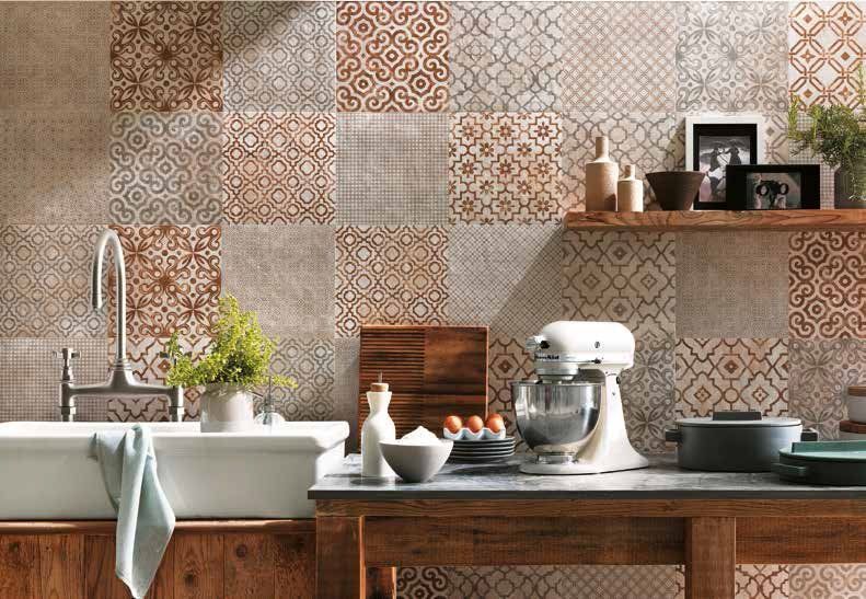 Плитка мелкого формата для кухонного фартука