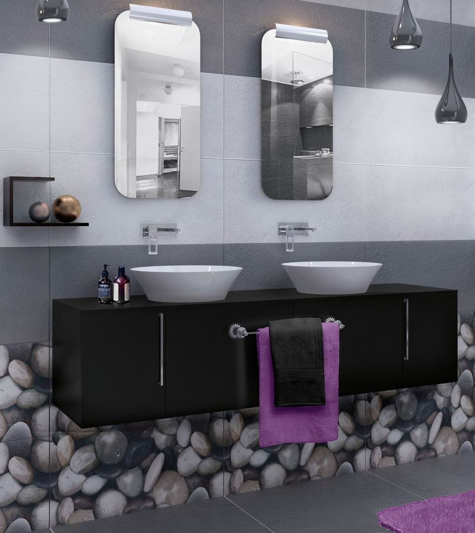 Плитка с фото для маленькой ванной