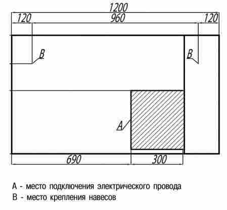 Акватон Диор 120 Зеркало-шкафчик с подсветкой, правый фото 2