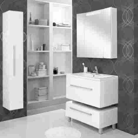 Акватон Мадрид 80 М Зеркало-шкафчик с подсветкой фото 3