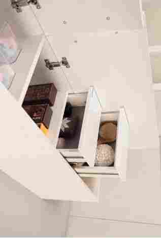 Акватон Мадрид М Шкаф-пенал подвесной фото 4