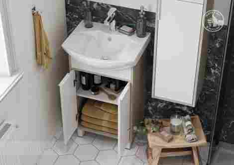 Акватон Рико 50 Тумба напольная с раковиной Смайл 50 фото 8