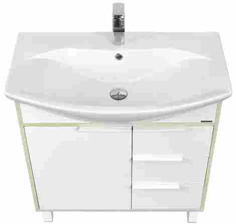 Акватон Рико 80 Тумба напольная с раковиной Смайл 80 фото 4