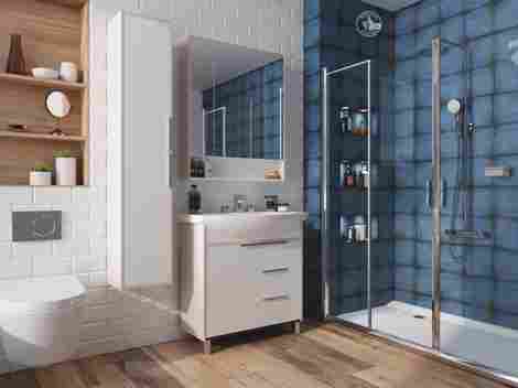 Акватон Рико 80 Тумба напольная с раковиной Смайл 80 фото 5