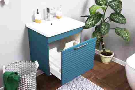 Alcora Basic 60 Тумба под раковину Como/Strim/Grand/Moduo 60 подвесная, матовый бриз фото 2