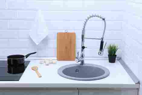 Alcora Виктори J030 Мойка врезная односекционная, матовая темно-серый фото 6