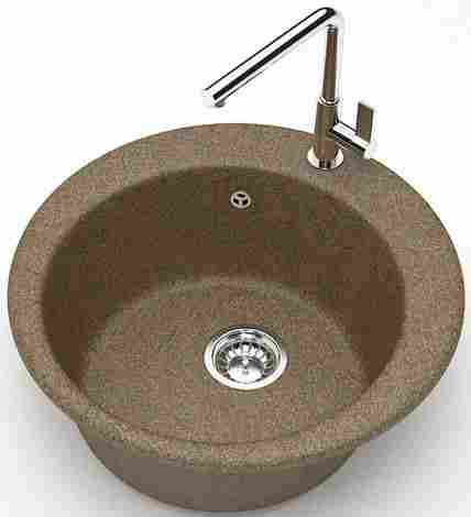 Alcora Виктори J030 Мойка врезная односекционная, матовая терракот фото 3