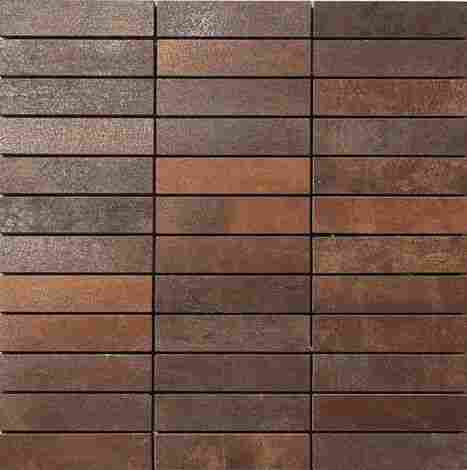 Мозаика Metal Policromatico Lappato Mosaico 2,5х10