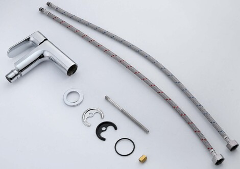 Aquatek Альфа смеситель для биде однорычажный фото 4