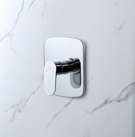 Aquatek Альфа смеситель для душа встраиваемый (внешняя и скрытая часть) фото 3