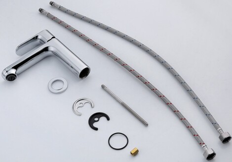 Aquatek Альфа Смеситель для раковины однорычажный фото 4