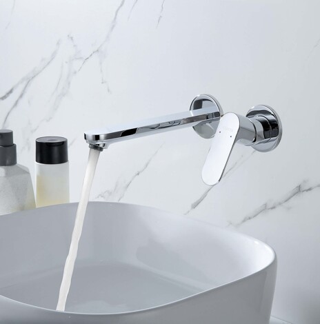 Aquatek Альфа Смеситель для раковины встраиваемый (внешняя и скрытая часть) фото 3