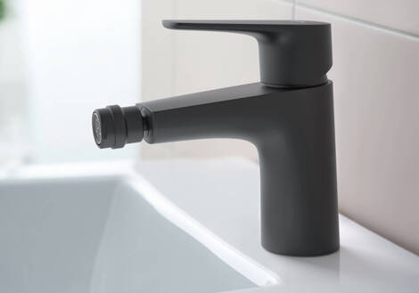 Aquatek Бетта смеситель для биде однорычажный, матовый черный фото 4