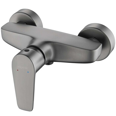 Aquatek Бетта смеситель для душа настенный, оружейная сталь фото 3