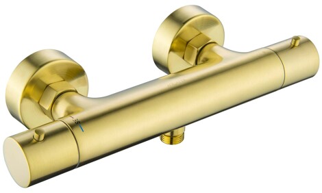 Aquatek Европа смеситель для душа термостатический, шлифованное золото фото 3