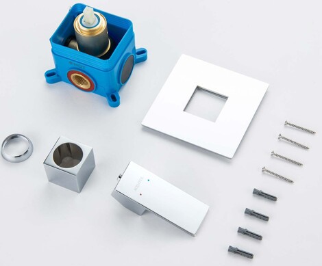 Aquatek Либра смеситель для душа встраиваемый (внешняя и скрытая часть) фото 4