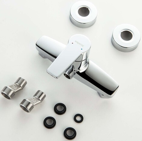 Aquatek Лугано смеситель для душа настенный фото 6