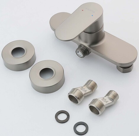 Aquatek Ника смеситель для душа настенный, оружейная сталь фото 4