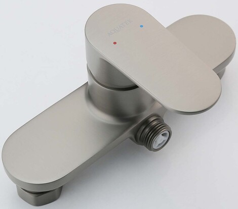 Aquatek Ника смеситель для душа настенный, оружейная сталь фото 6