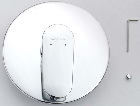 Aquatek Ника смеситель для душа встраиваемый (внешняя и скрытая часть) фото 4