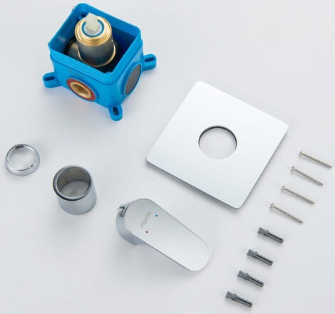 Aquatek Оберон смеситель для душа встраиваемый (внешняя и скрытая часть) фото 4