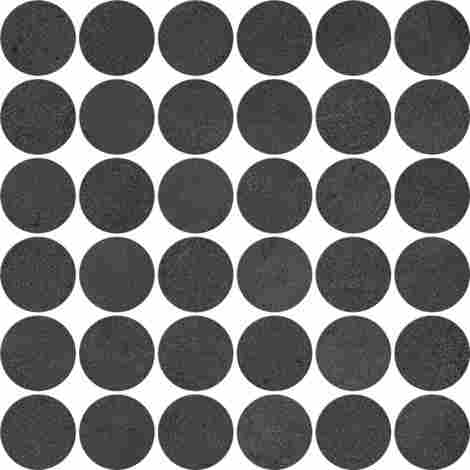 Мозаика Boost Expression Carbon Mosaico Circle Matte Sensite 5,2х5,2