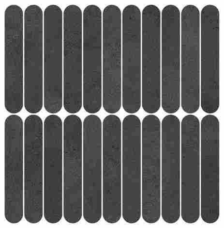 Мозаика Boost Expression Carbon Mosaico Ellipse Matte Sensitech 3,2х18,8