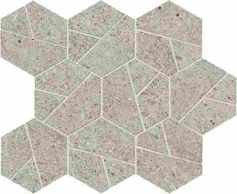 Мозаика Boost Stone Pearl Mosaico Hex