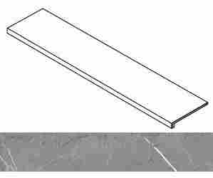 Ступень Forte dei Marmi Elegant Grey Cerato фронтальная 33x120