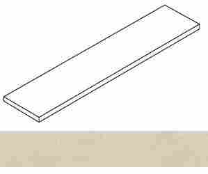 Ступень Rinascente Resin Cream угловая левая 33x160