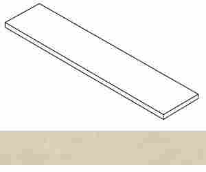 Ступень Rinascente Resin Cream угловая правая 33x80