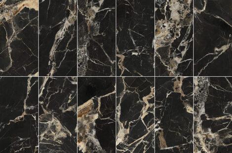 Керамогранит Marmi Siciliani Black Gold lap rett 60x120 фото 2