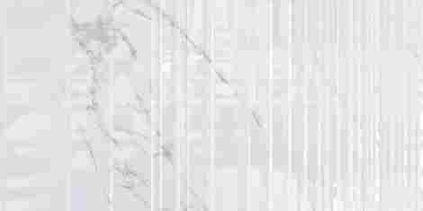 Плитка Орлеан белая рельеф 30x60