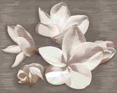 Панно Amati Plumeria Alba из 2-х плиток 40,2x50,5