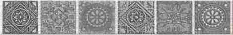 Бордюр Grazia Grey Nefertiti 6,2x40,5